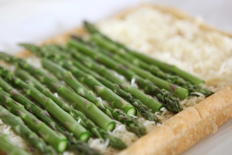 Asparagus and Gruyere Tart with Lemon Butter Sauce White Apron Blog