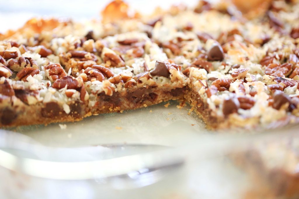 Cut into squares, and serve them while they're still warm. ... or ... Wait until they cool. Either way, they won't last long.