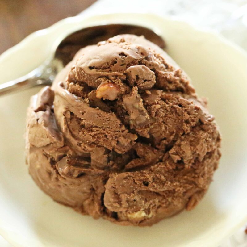 Chocolate Toffee Almond Ice Cream White Apron Blog