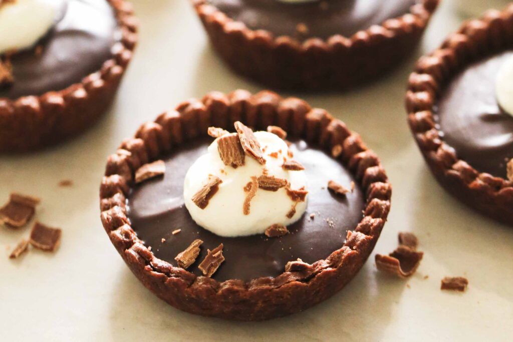 Homemade Chocolate Mini Tart Shells