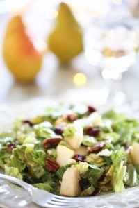 Autumn Salad with Creamy Balsamic Dressing