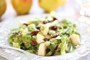 Autumn Salad with Creamy Balsamic Dressing