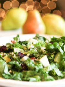 Autumn Salad with Creamy Balsamic Dressing