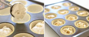 Banana Bread Muffins in tins