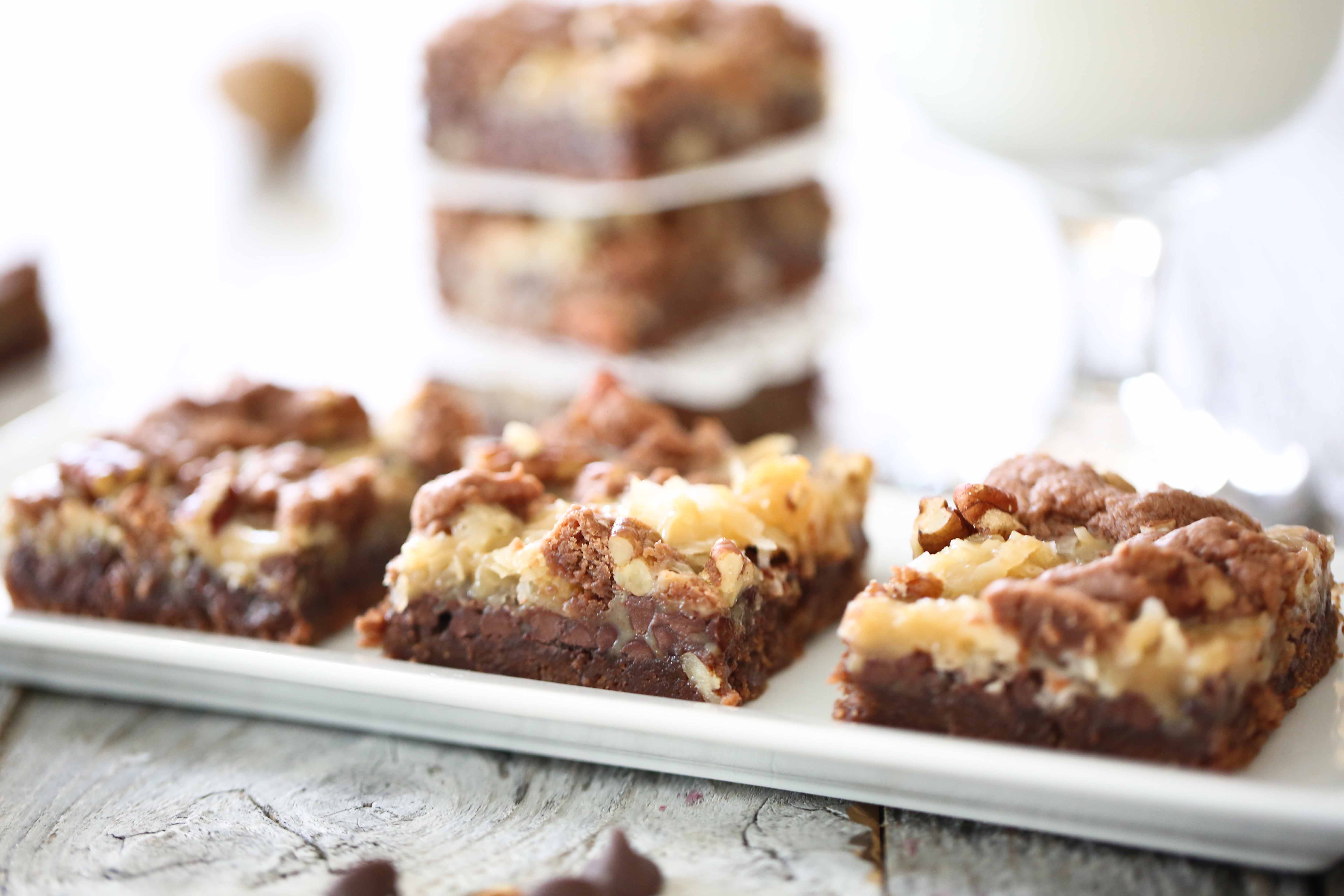 Chocolate Caramel Brownies