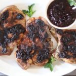 Balsamic Cherry-Glazed Pork Chops