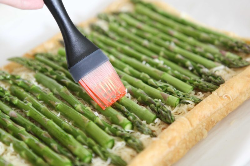 Asparagus and Gruyere Tart with Lemon Butter Sauce White Apron Blog