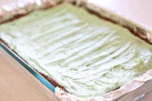 Homemade Mint Brownies