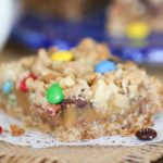 Chewy Chunky Monster Cookie Bars