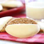 Ginger Snaps with Snow Caps