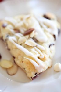 White Chocolate Cranberry English Tea Scones