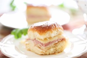 Homemade Chicken Cordon Bleu Sliders