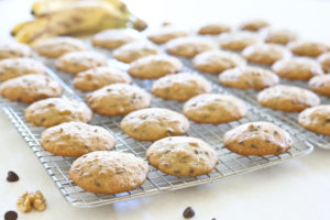 Banana Chocolate Chip Cookies