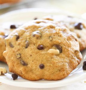 Banana Chocolate Chip Cookies