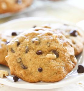 Banana Chocolate Chip Cookies