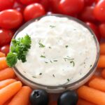 Dill Dip with vegetables