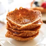 Stack of Florentine Cookie Cups