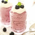 Homemade Blueberry Mousse