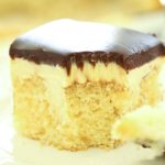 Boston Cream Poke Cake