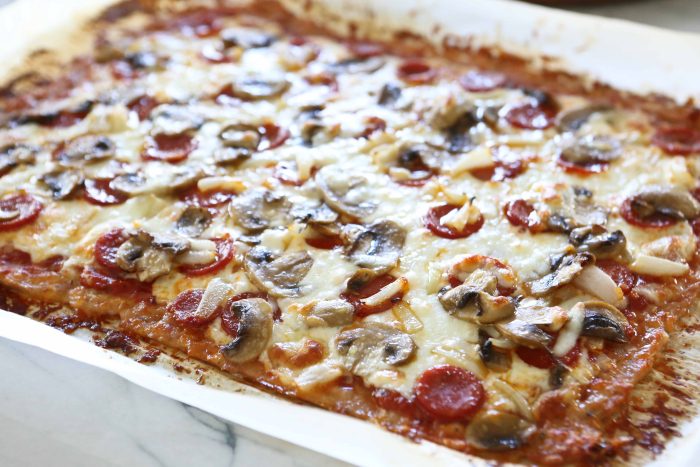 Homemade Gluten-Free and Low Carb Pizza