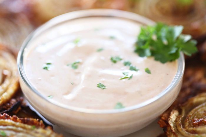 dipping sauce for gluten free, low carb onion ring crisps recipe