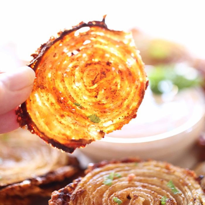 homemade gluten free onion ring crisps